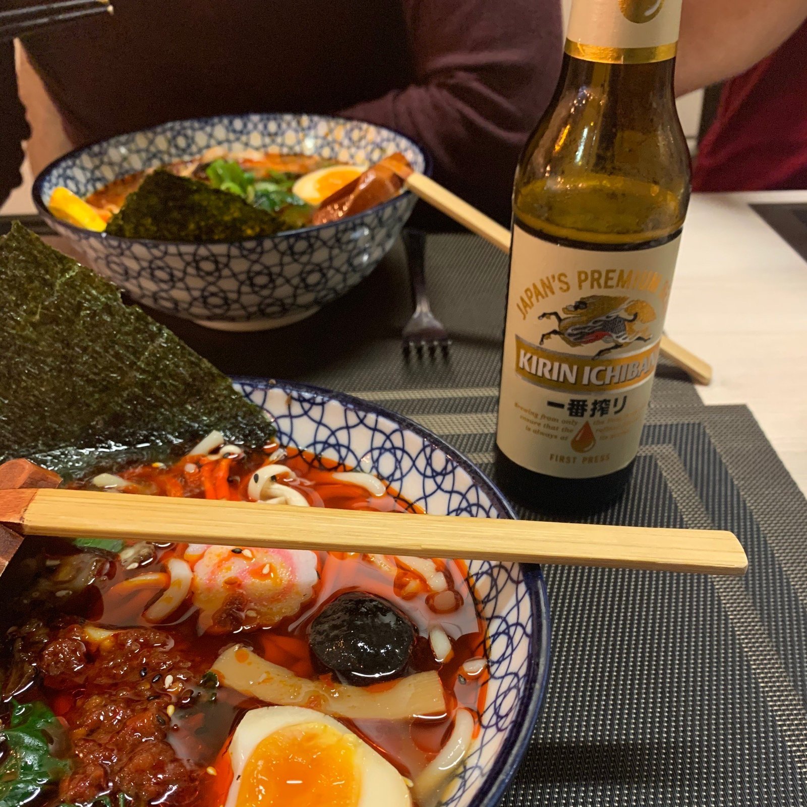 Ramen con alga nori